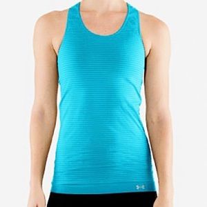 Under Armour HeatGear Blue Racerback Tank